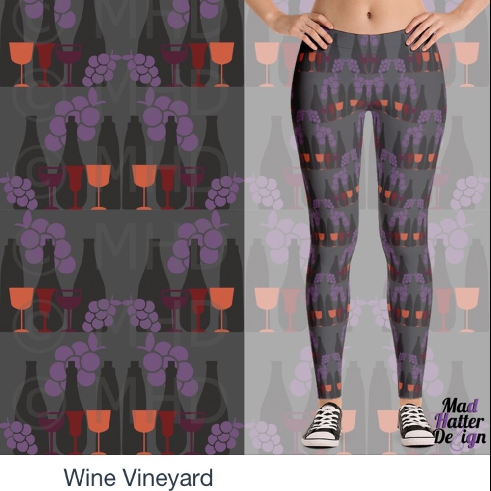 Wine Leggings